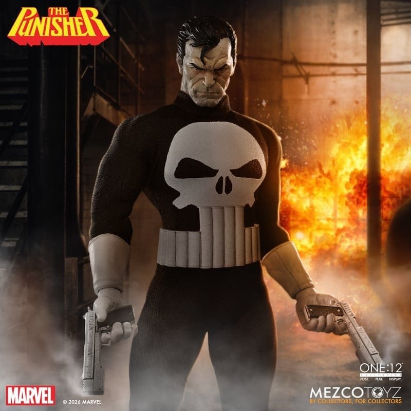 Mezco Toys Marvel Punisher One:12 Collective 1/12 Actionfigur