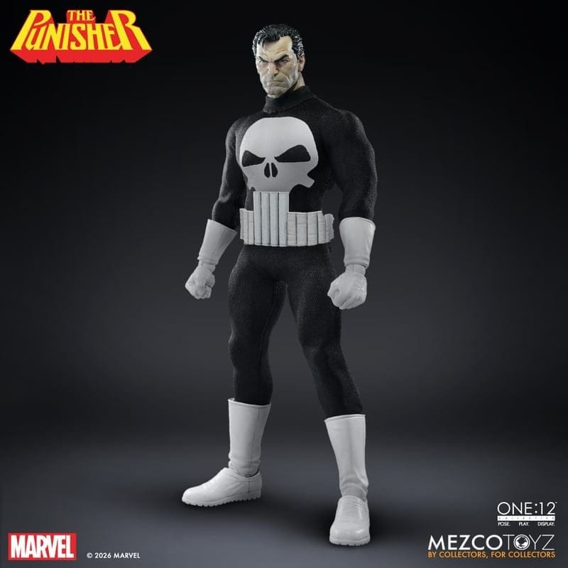 Mezco Toys Marvel Punisher One:12 Collective 1/12 Actionfigur