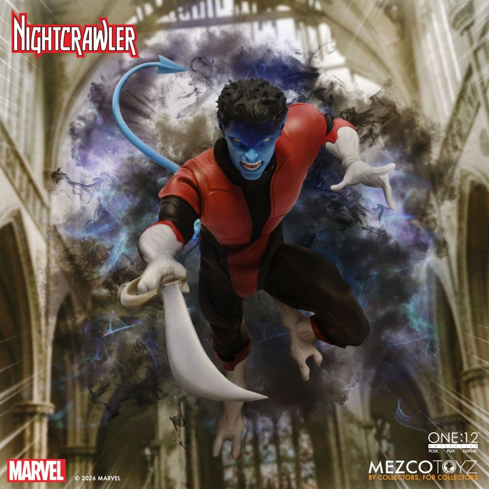 Mezco Toys Marvel X-Men Nightcrawler One:12 Collective 1/12 Actionfigur