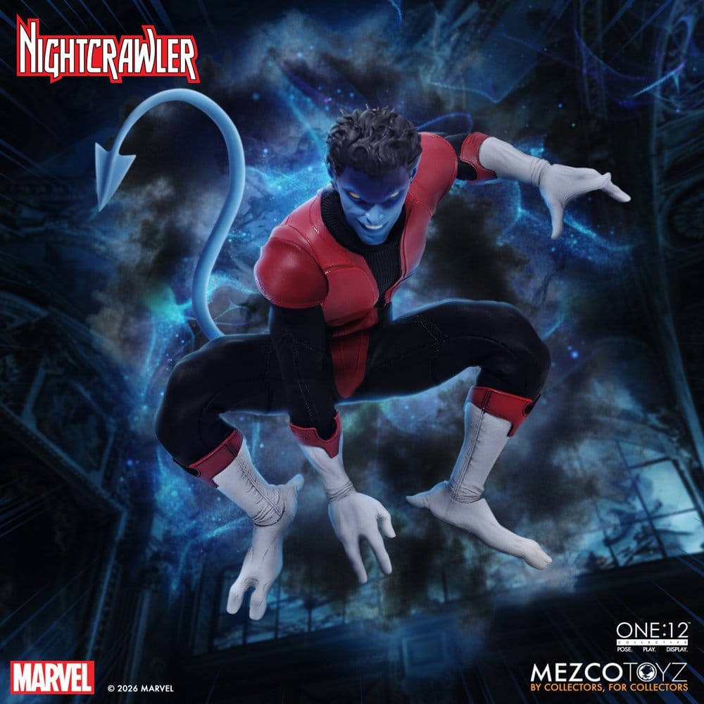 Mezco Toys Marvel X-Men Nightcrawler One:12 Collective 1/12 Actionfigur