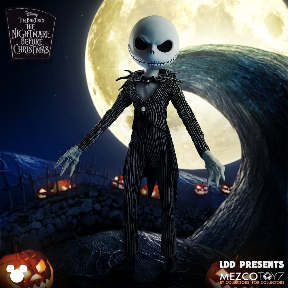 Mezco Toys Nightmare Before Christmas Jack Skellington LDD Presents Puppe