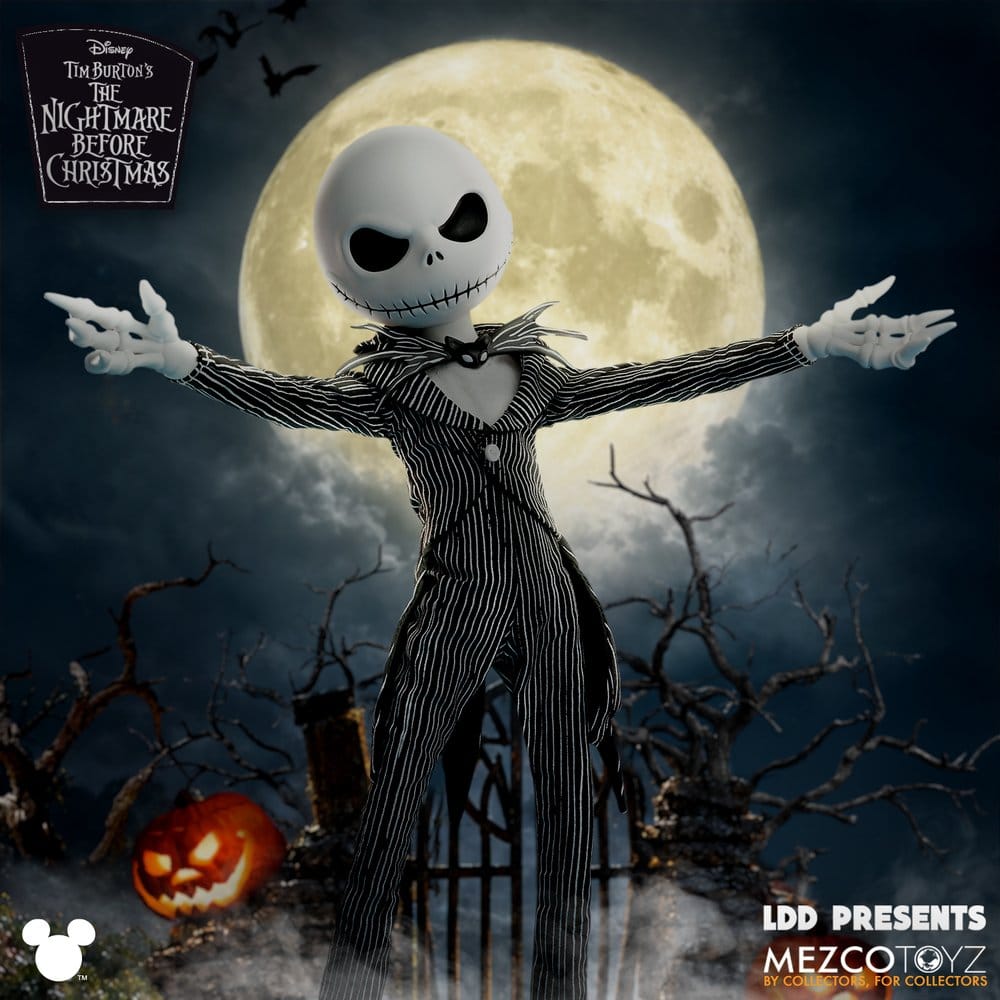 Mezco Toys Nightmare Before Christmas Jack Skellington LDD Presents Puppe