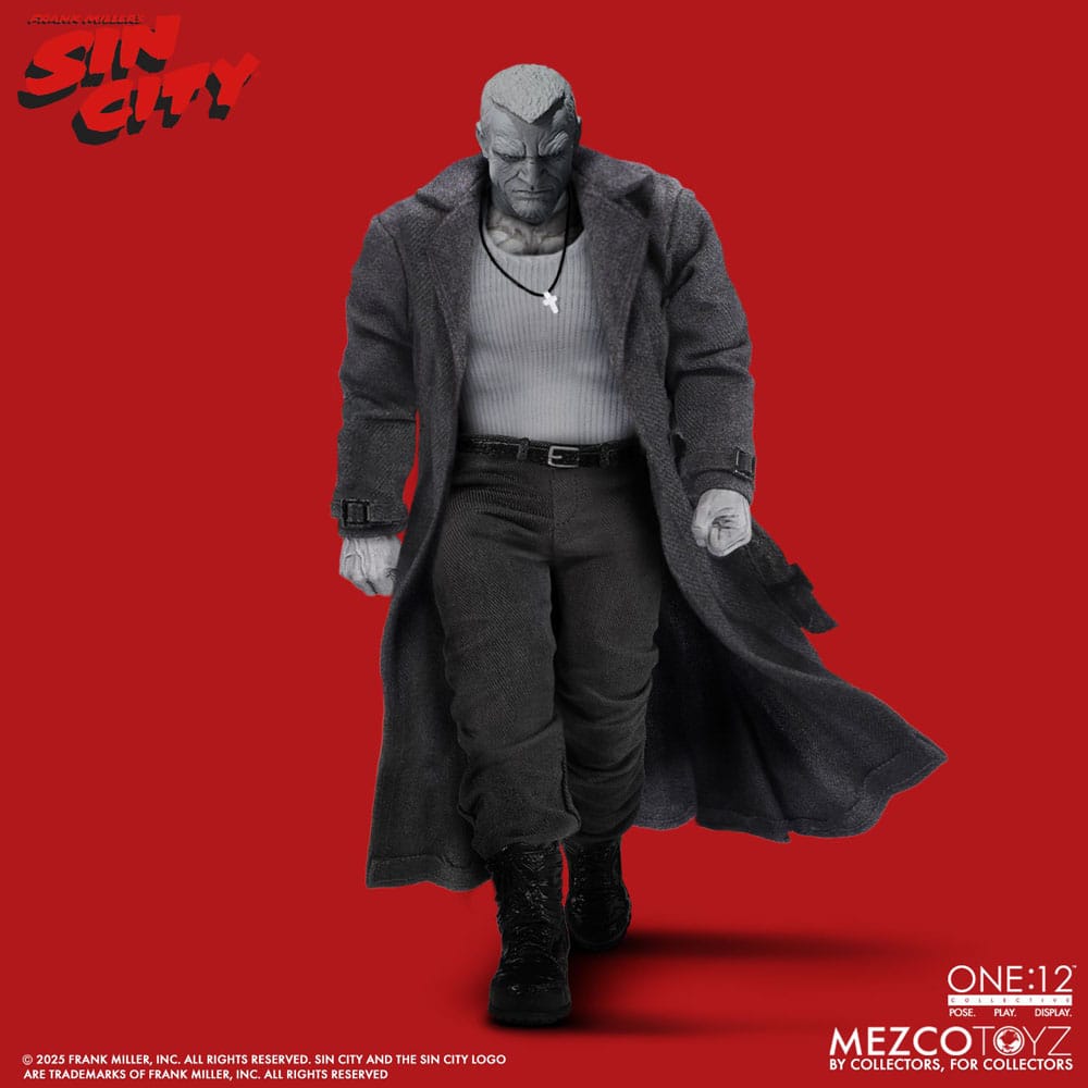 Mezco Toys Sin City Marv 1/12 Actionfigur