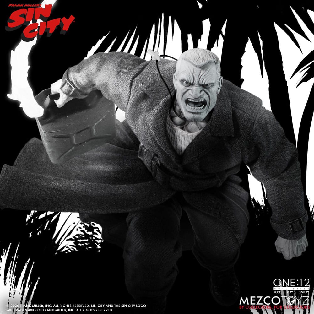 Mezco Toys Sin City Marv 1/12 Actionfigur