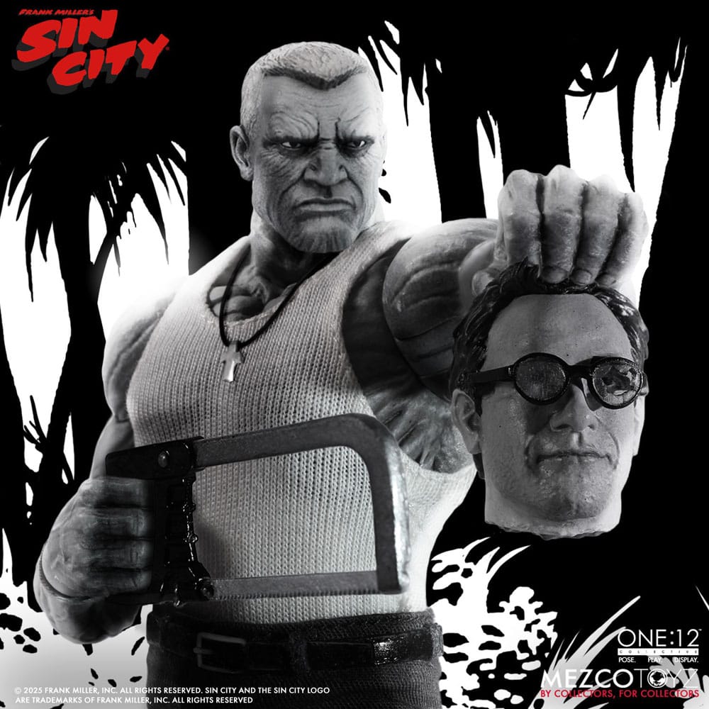 Mezco Toys Sin City Marv 1/12 Actionfigur