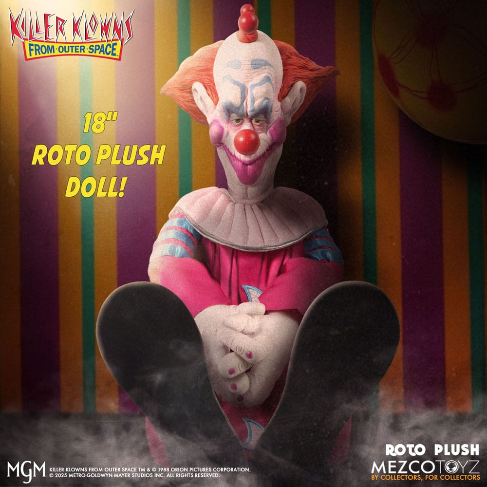 Mezco Toys Space Invaders Killer Klowns from Outer Space Slim MDS Roto Puppe