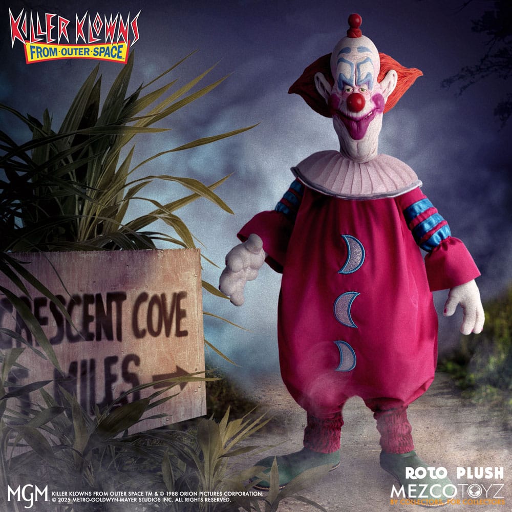 Mezco Toys Space Invaders Killer Klowns from Outer Space Slim MDS Roto Puppe