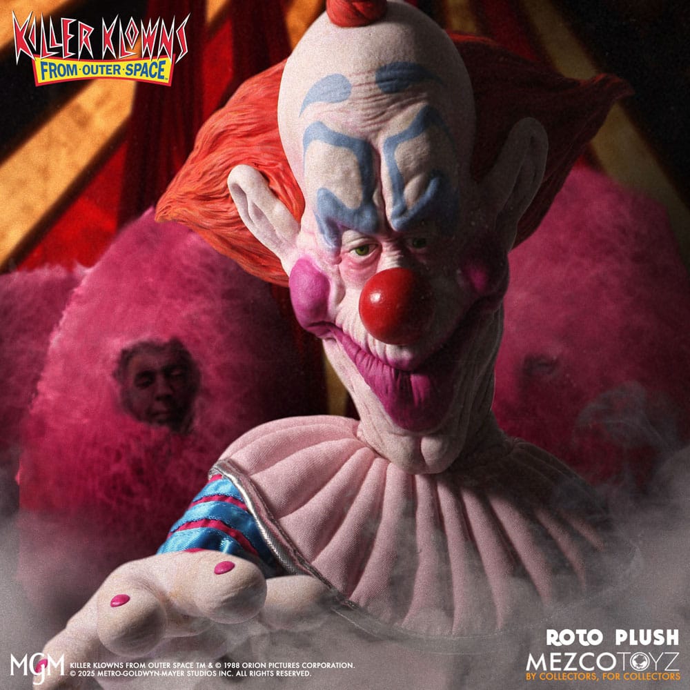 Mezco Toys Space Invaders Killer Klowns from Outer Space Slim MDS Roto Puppe