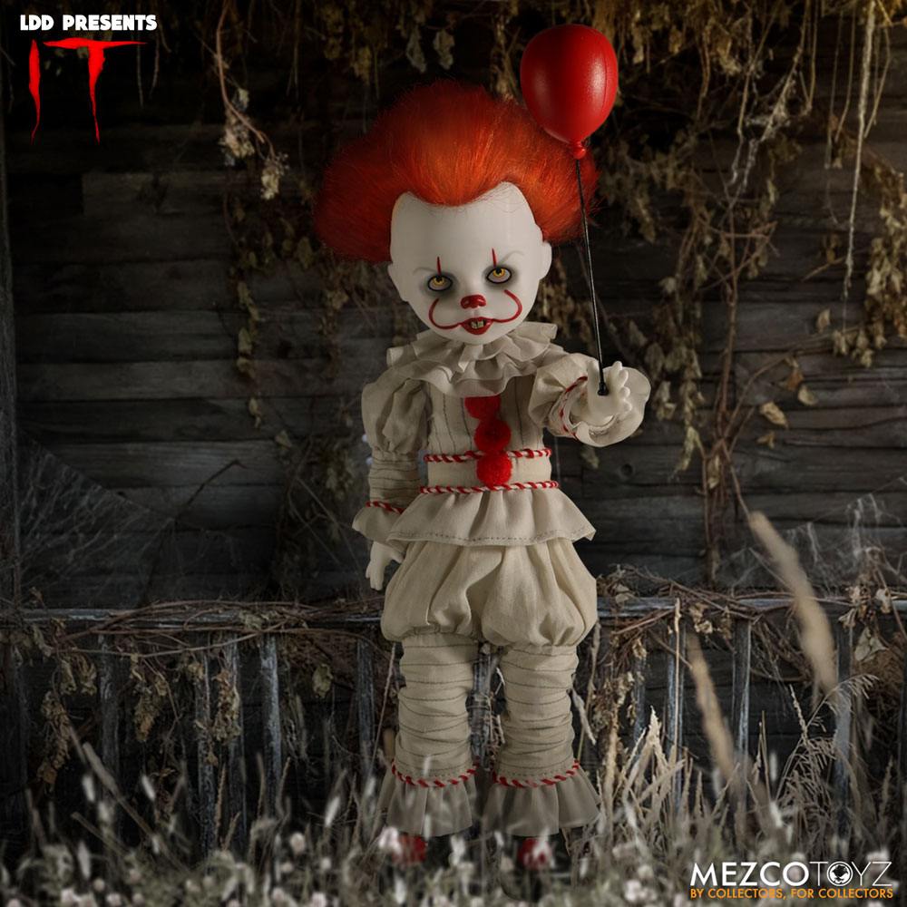 Mezco Toys Stephen Kings Pennywise It / Es Living LDD Dead Dolls Puppe