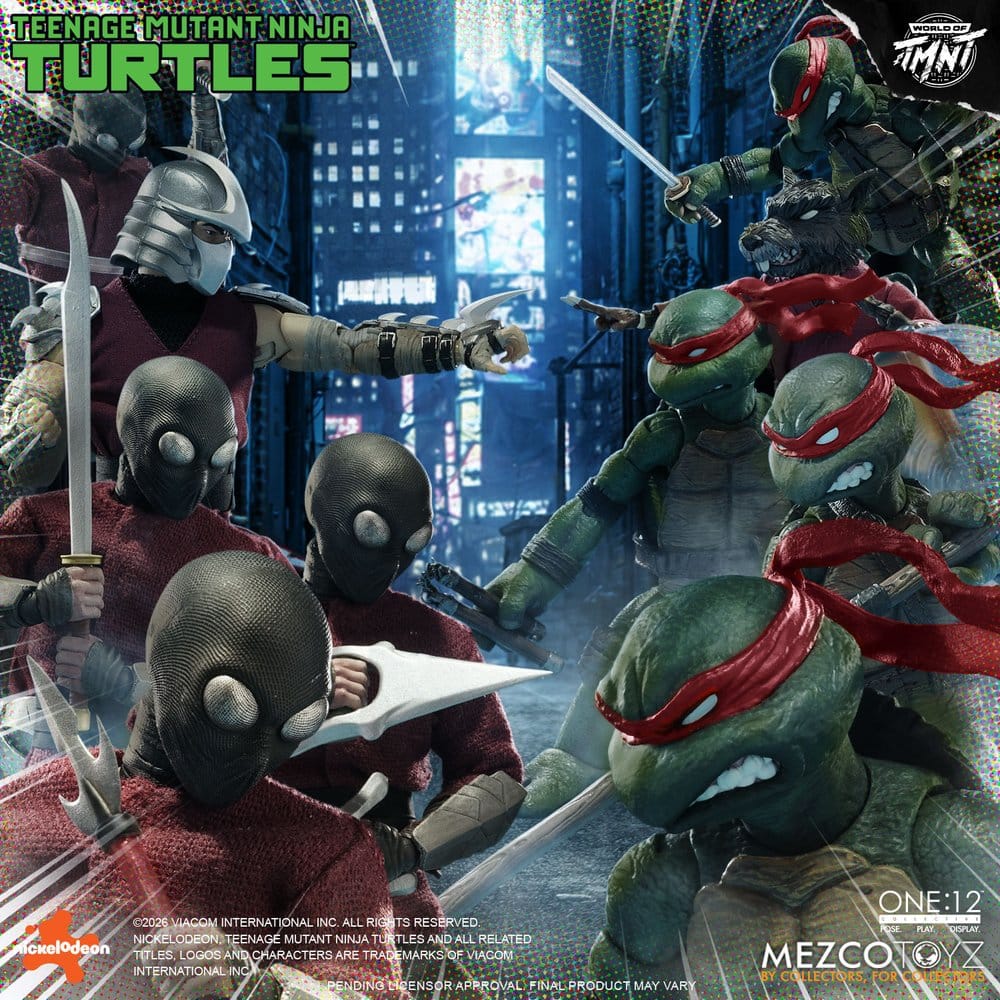 Mezco Toys Teenage Mutant Ninja Turtles One:12 Collective TMNT 1/12 Boxed Set Actionfiguren