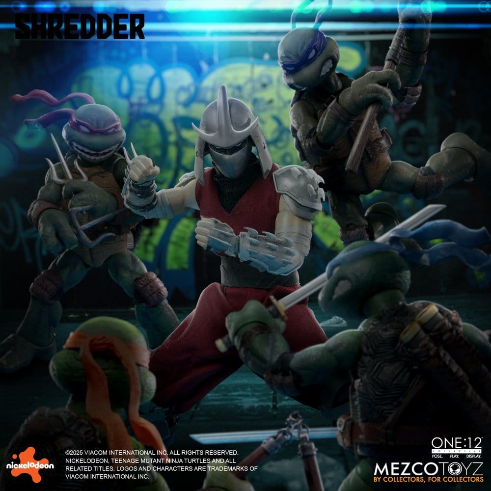 Mezco Toys Teenage Mutant Ninja Turtles Shredder 1/12 Actionfigur
