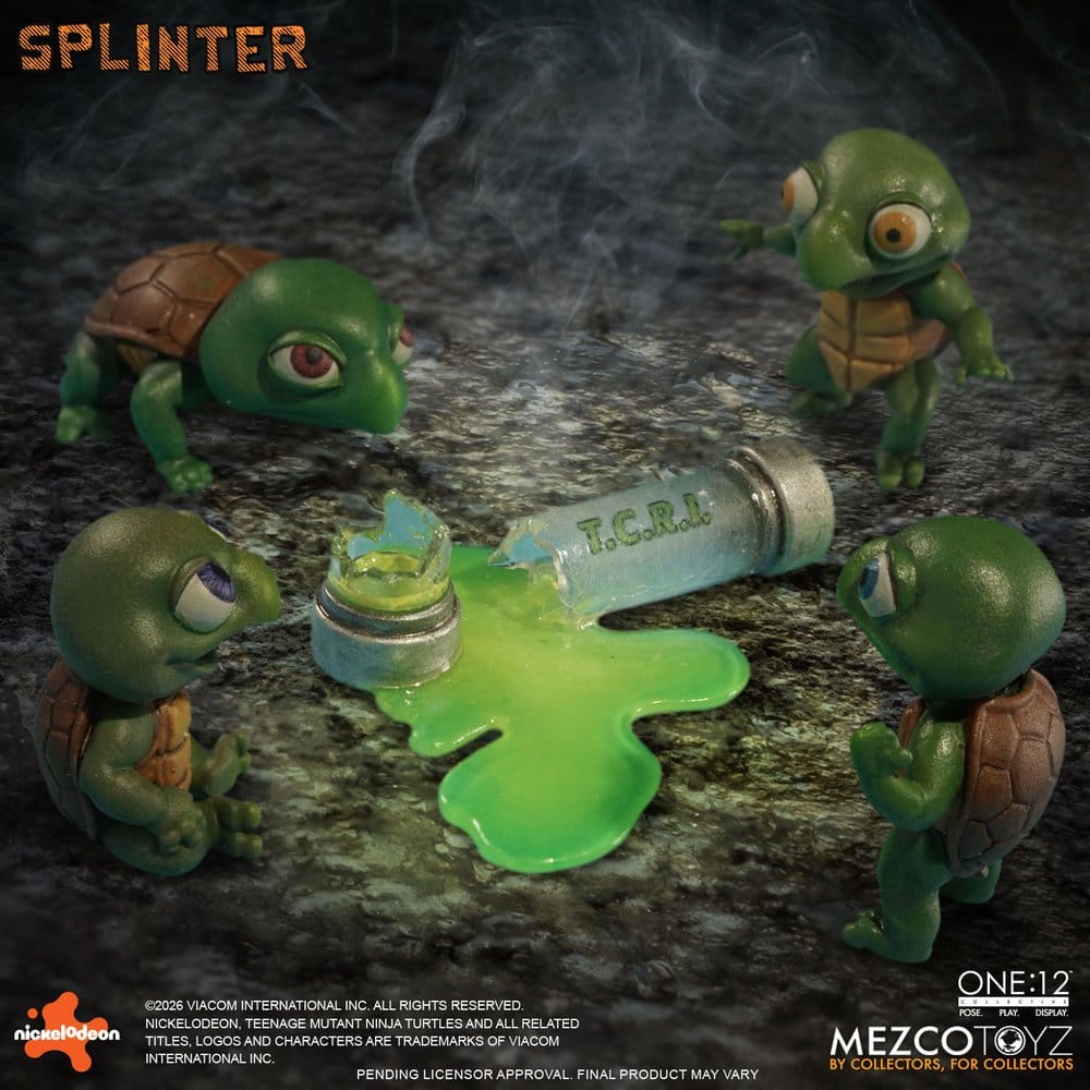 Mezco Toys Teenage Mutant Ninja Turtles Splinter One:12 Collective 1/12 Actionfigur
