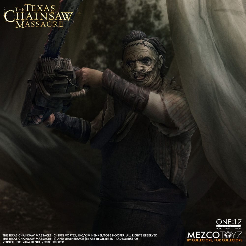 Mezco Toys Texas Chainsaw Massacre (2003) Leatherface 1/12 Actionfigur