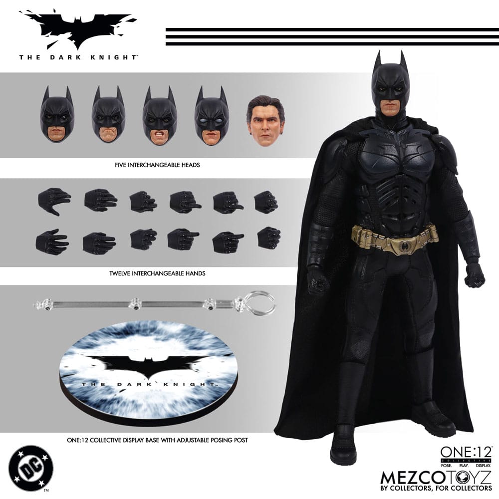 Mezco Toys The Dark Knight Batman 1/12 Actionfigur