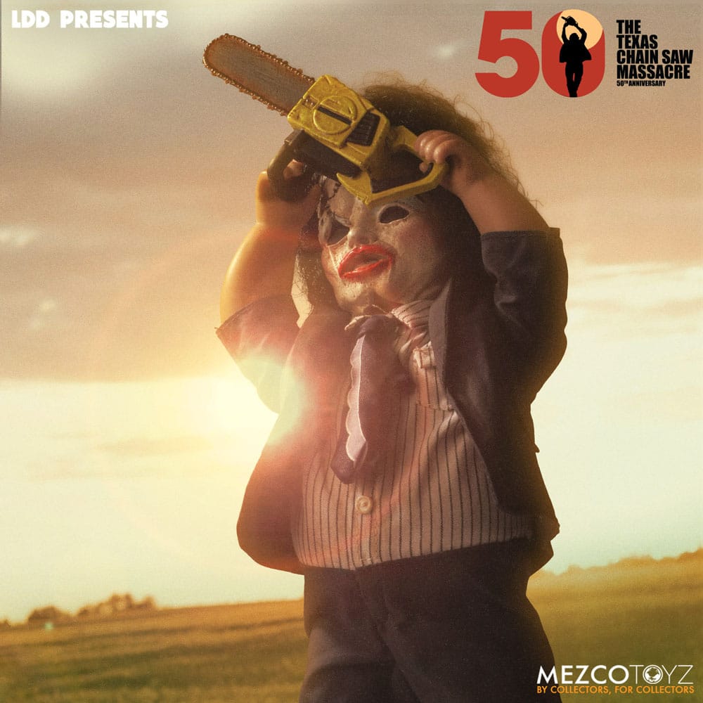 Mezco Toys The Texas Chainsaw Massacre (1974) Leatherface LDD Presents Puppe
