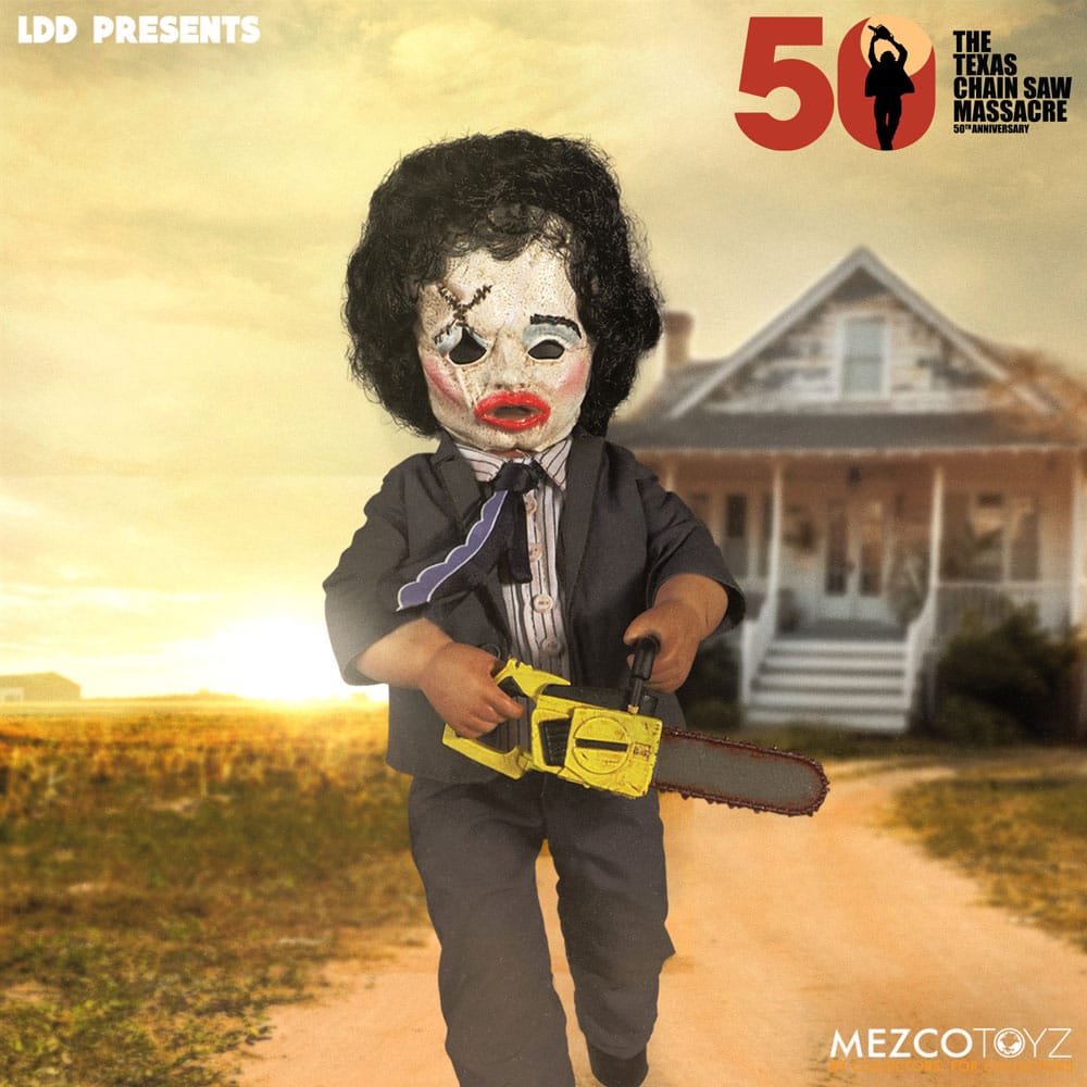Mezco Toys The Texas Chainsaw Massacre (1974) Leatherface LDD Presents Puppe