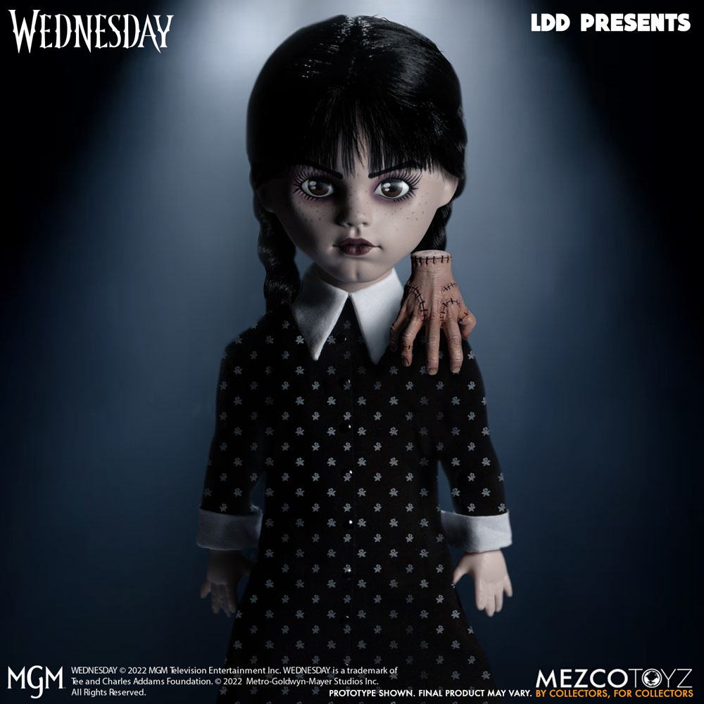 Mezco Toys Wednesday Addams Living Dead Dolls LDD Presents Puppe