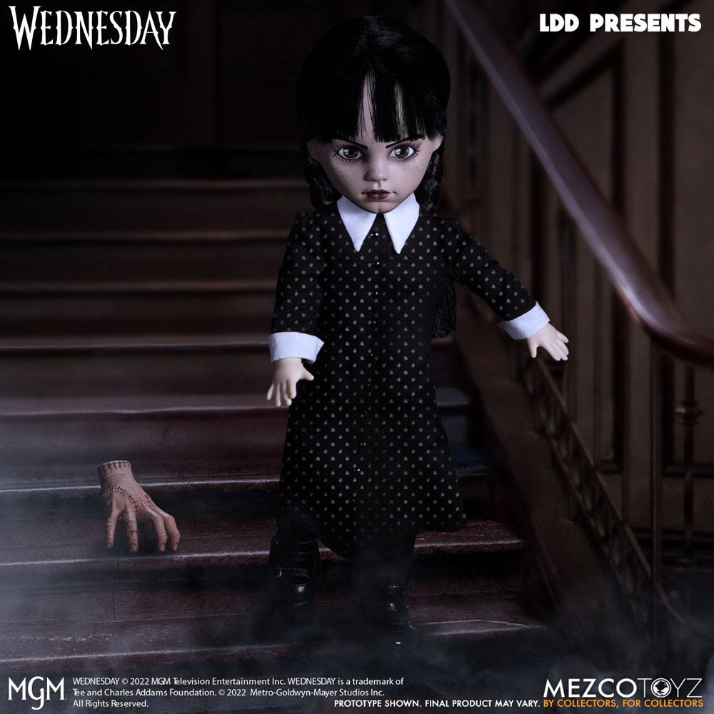 Mezco Toys Wednesday Addams Living Dead Dolls LDD Presents Puppe