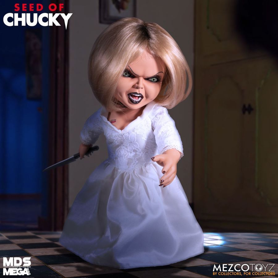Mezco Toyz Chucky - Tiffany Seed of Chucky 38 cm Talking Puppe