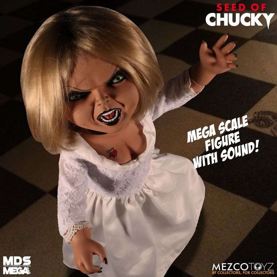 Mezco Toyz Chucky - Tiffany Seed of Chucky 38 cm Talking Puppe