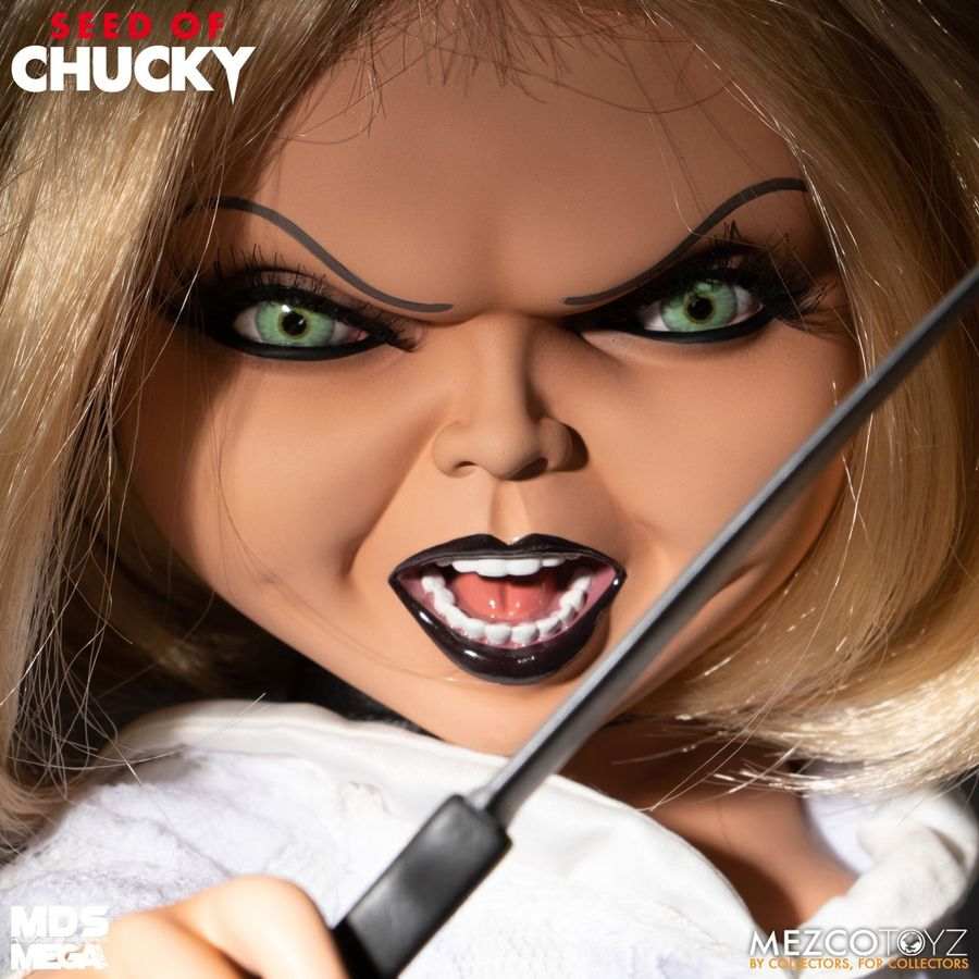 Mezco Toyz Chucky - Tiffany Seed of Chucky 38 cm Talking Puppe
