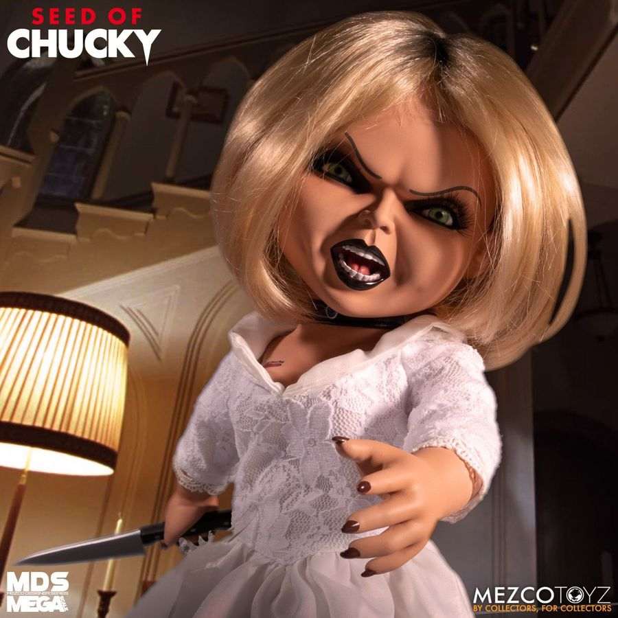 Mezco Toyz Chucky - Tiffany Seed of Chucky 38 cm Talking Puppe