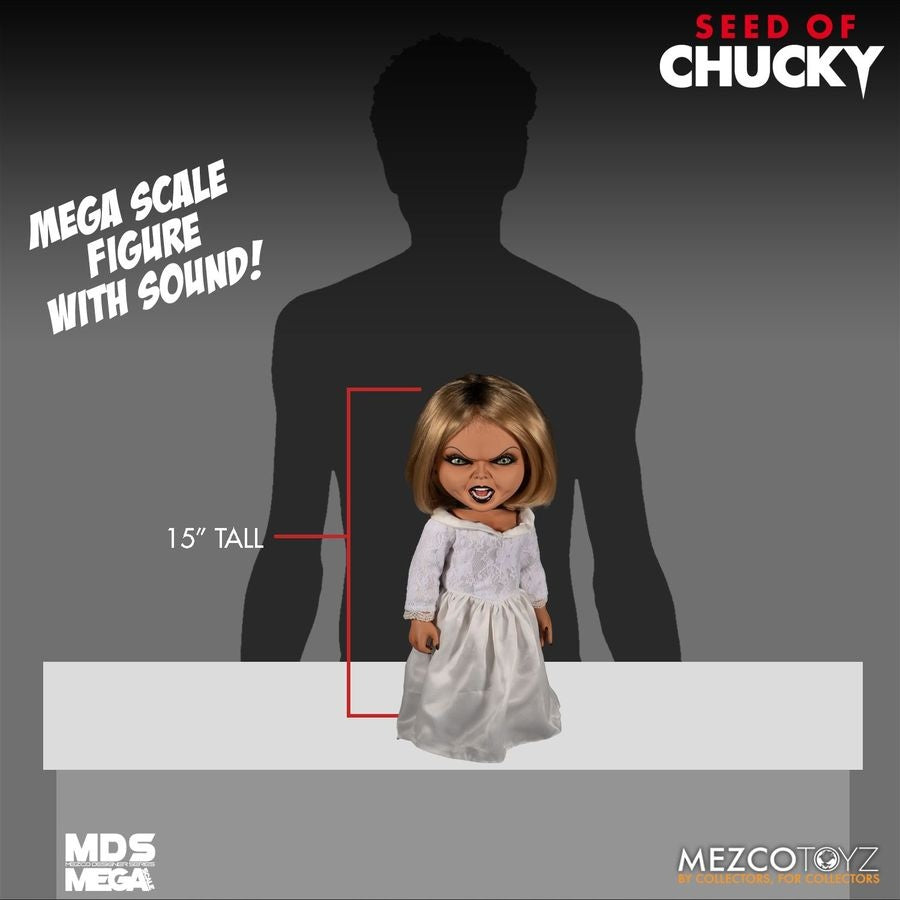 Mezco Toyz Chucky - Tiffany Seed of Chucky 38 cm Talking Puppe