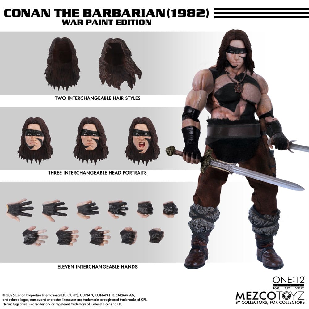 Mezco Toyz Conan der Barbar Conan (1982) 1/12 Actionfigur