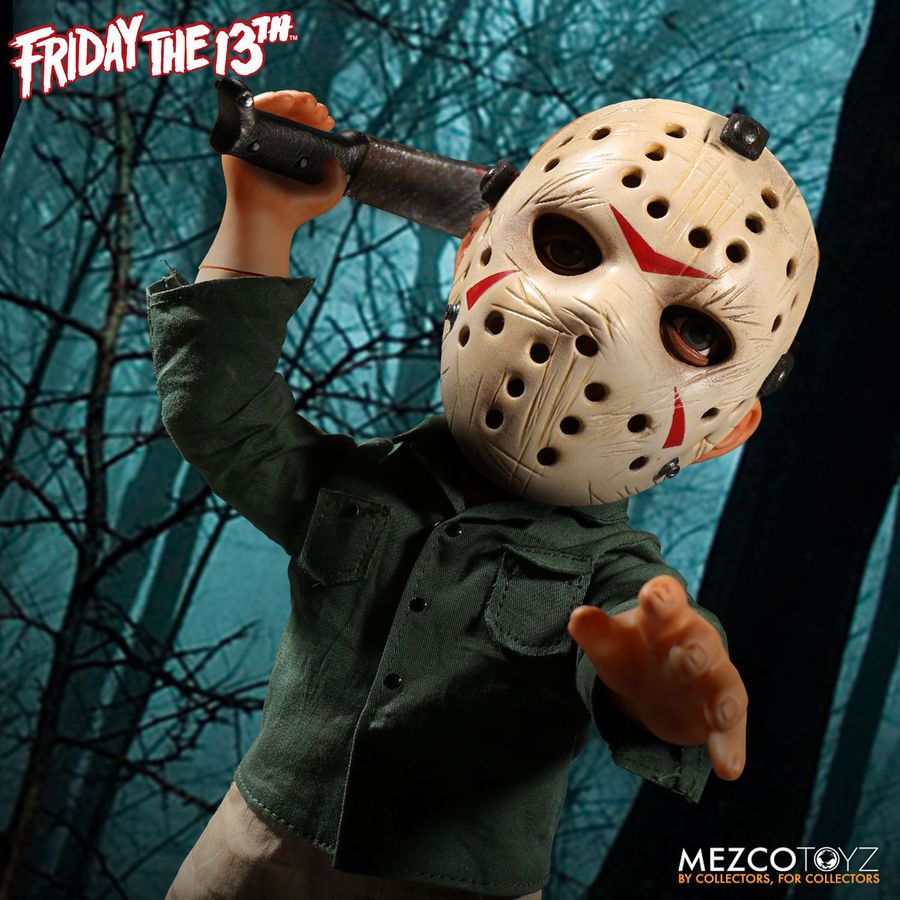 Mezco Toyz Freitag der 13. Jason Vorhees MDS Megascake Puppe mit Sound 15’’
