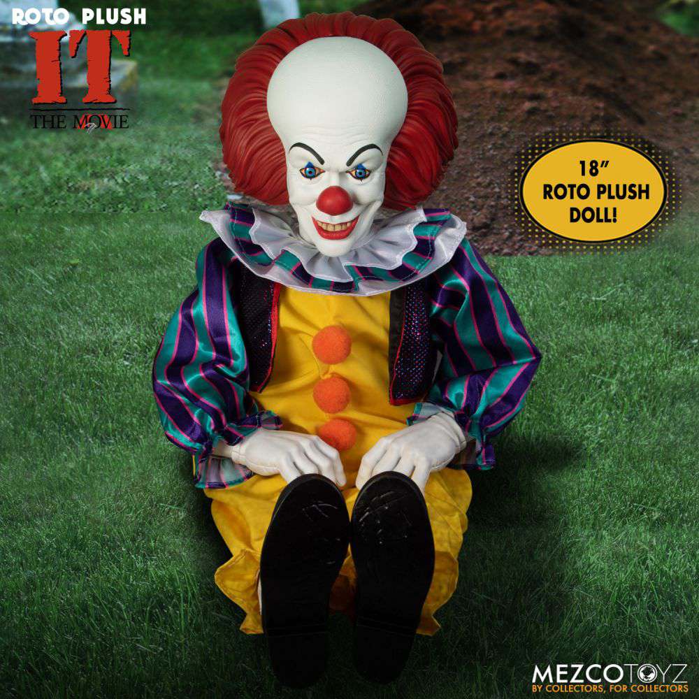 Mezco Toyz It / Es 1990 Pennywise 45 cm MDS Roto Plush Puppe