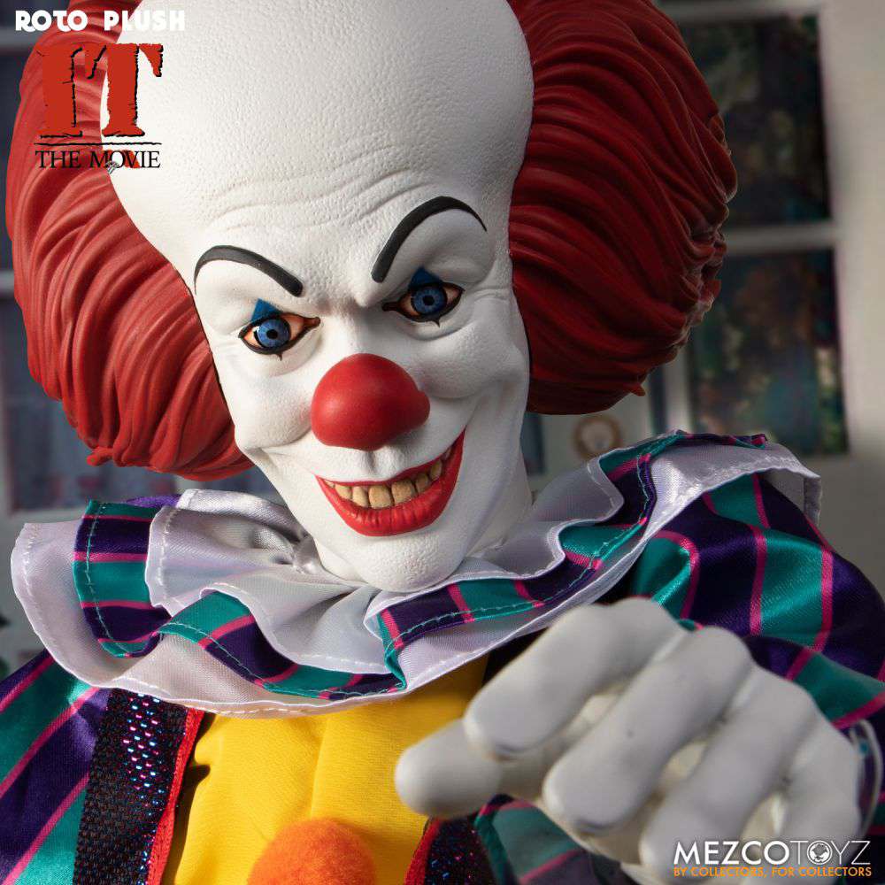 Mezco Toyz It / Es 1990 Pennywise 45 cm MDS Roto Plush Puppe