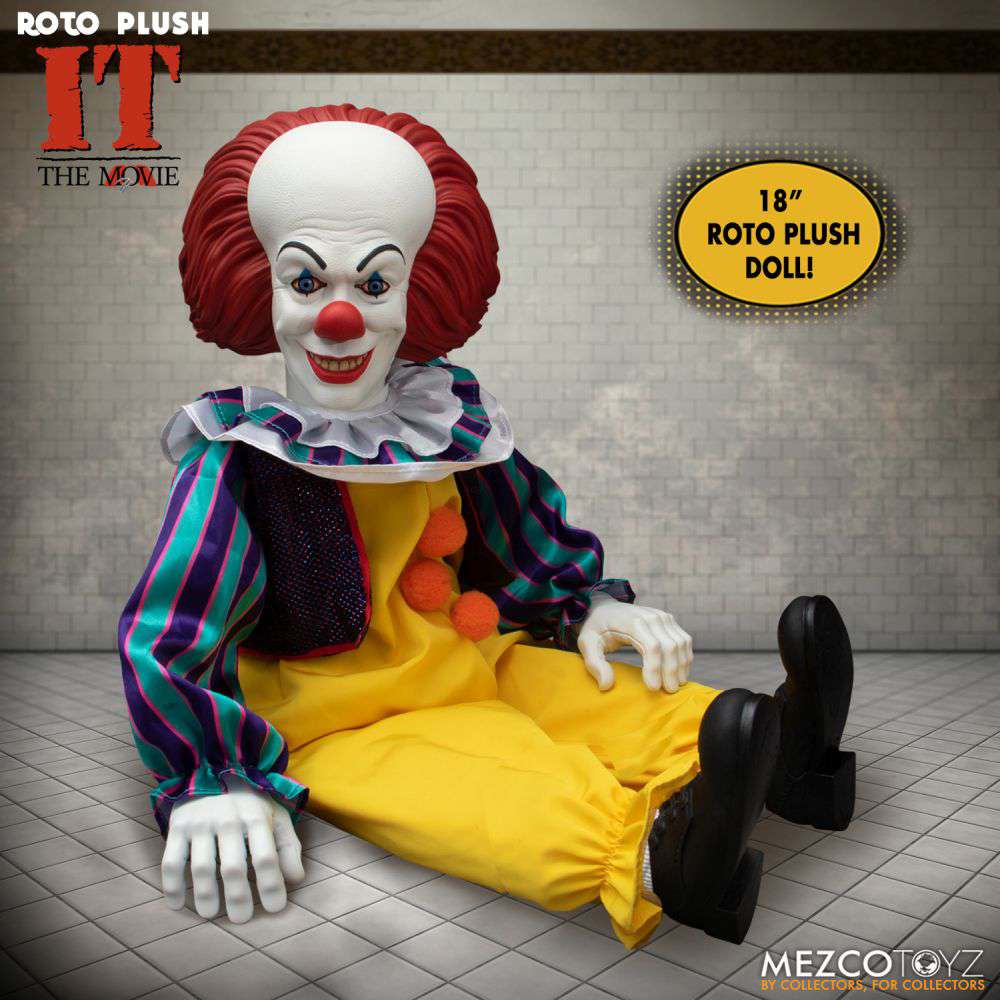 Mezco Toyz It / Es 1990 Pennywise 45 cm MDS Roto Plush Puppe