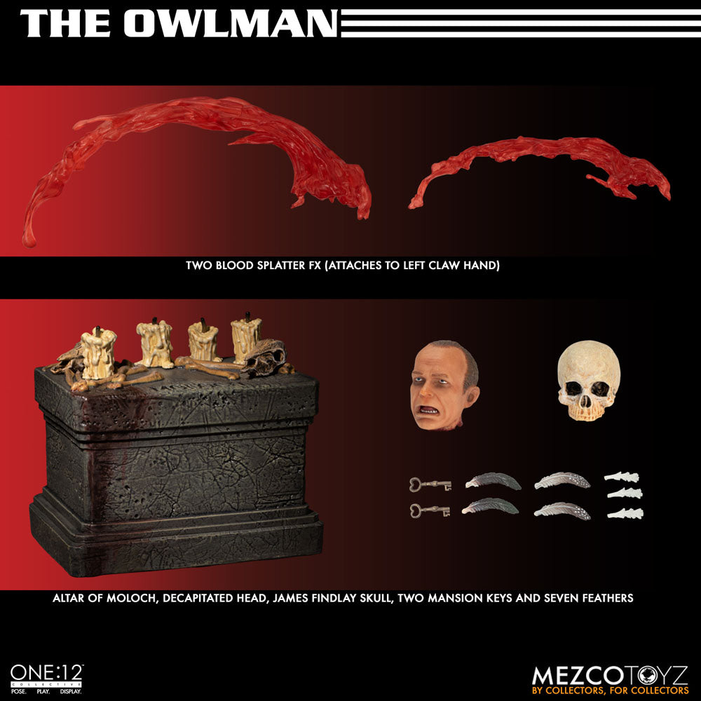 Mezco Toyz Lord of Tears The Owlman 1/12 Actionfigur