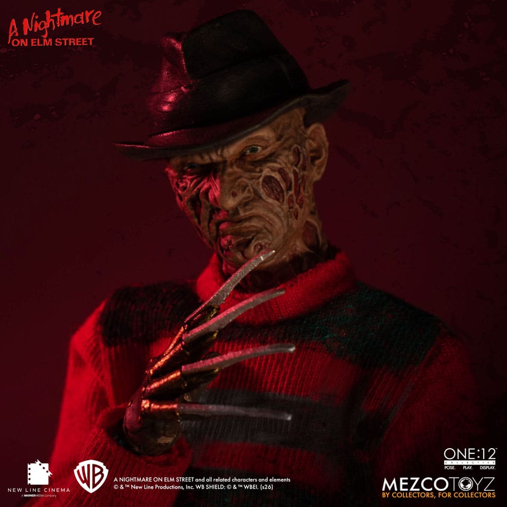 Mezco Toyz Nightmare On Elm Street Freddy Krueger 1/12 Actionfigur