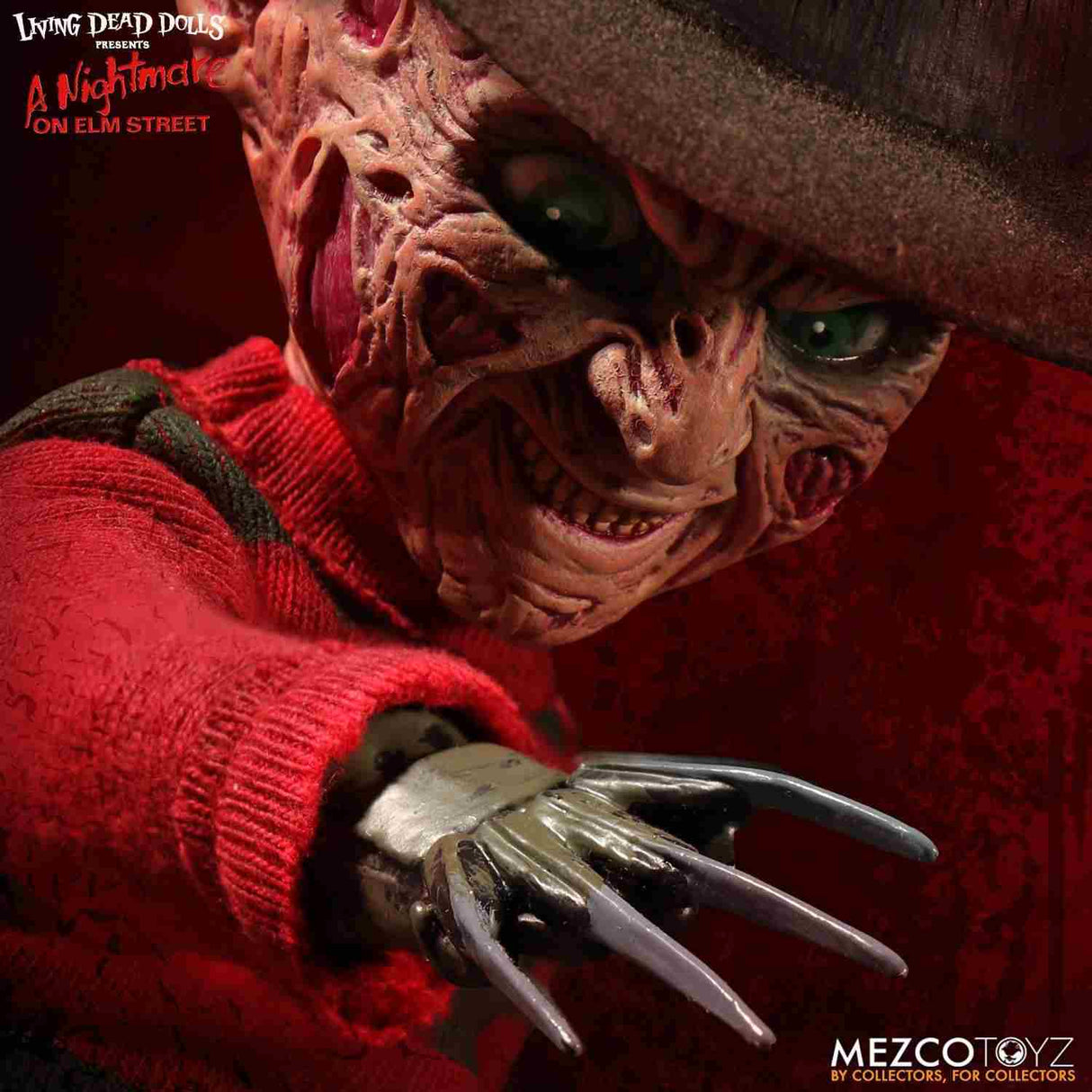 Mezco Toyz Nightmare on Elm Street Freddy Krueger Talking LDD Living Dead Dolls