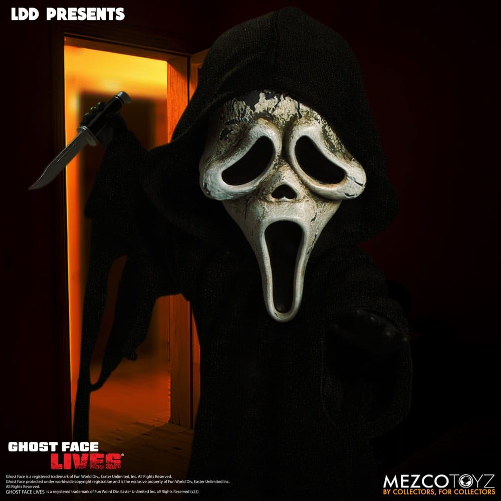 Mezco Toyz Scream Ghost Face Zombie Edition LDD Presents Living Dead Dolls Puppe