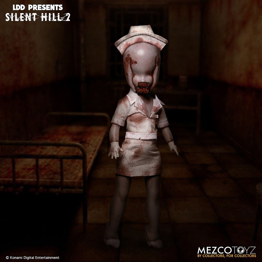Mezco Toyz Silent Hill 2 - Bubble Head Nurse LDD Living Dead Dolls Puppe