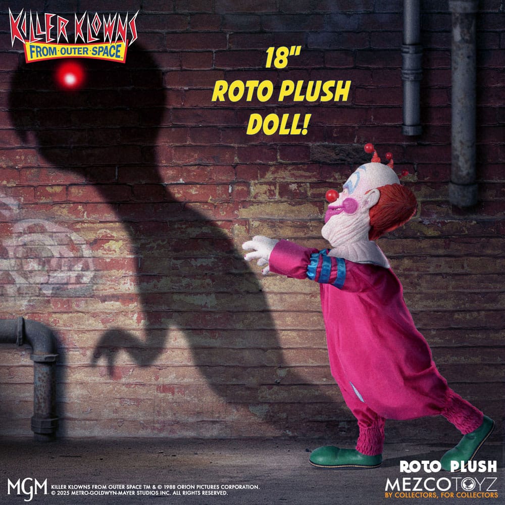 Mezco Toyz Space Invaders Killer Klowns from Outer Space Slim MDS Roto Puppe