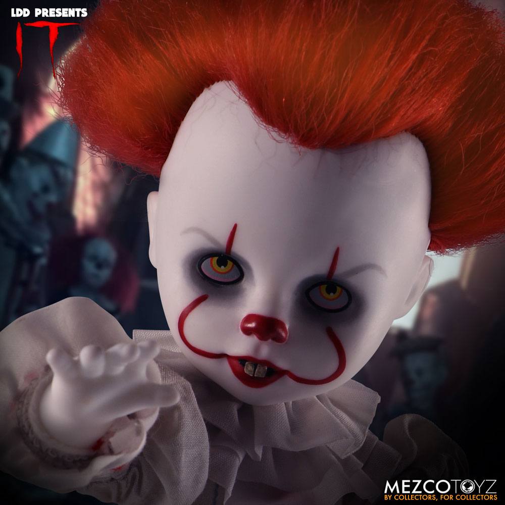 Mezco Toyz Stephen Kings Pennywise It / Es Living LDD Dead Dolls Puppe