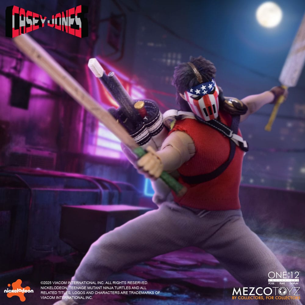 Mezco Toyz Teenage Mutant Ninja Turtles Casey Jones 1/12 Actionfigur