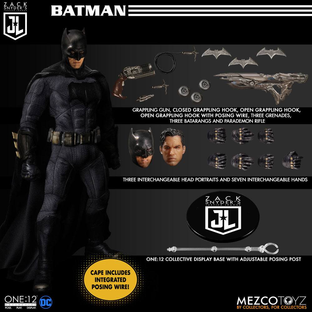 Mezco Toyz Zack Snyder’s Justice League Deluxe Steel Box Set 1/12 Actionfiguren