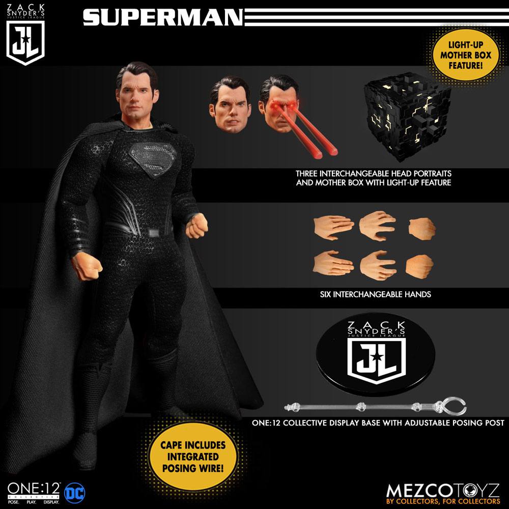 Mezco Toyz Zack Snyder’s Justice League Deluxe Steel Box Set 1/12 Actionfiguren