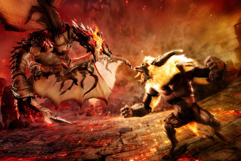 Monster Hunter Furious Rajang S.H. Monster Arts 20 cm Actionfigur Bandai Tamashii Nations