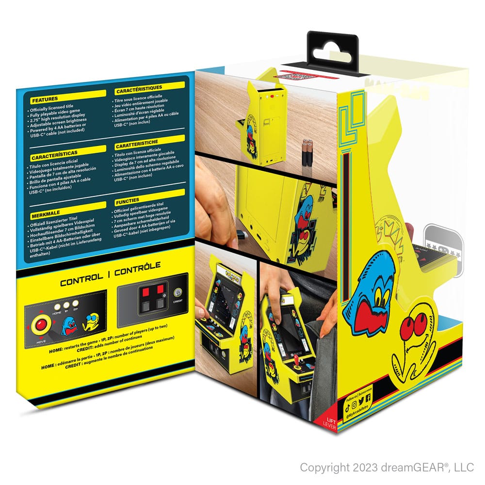 My Arcade Pac-Man Retro Arcade Micro Player Pro tragbare Spielkonsole