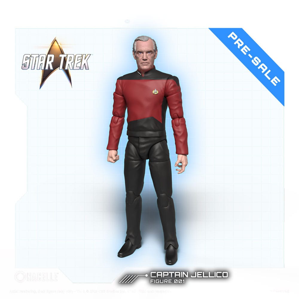 Nacelle Consumer Products Raumschiff Enterprise Das nächste Jahrhundert Captain Jellico 1/12 Actionfigur