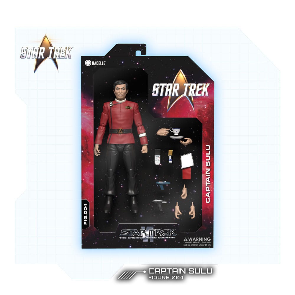 Nacelle Consumer Products Star Trek VI Das unentdeckte Land Captain Sulu 1/12 Actionfigur