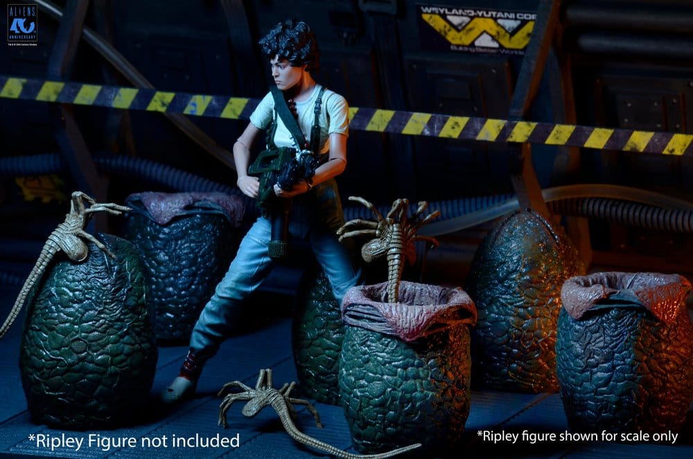 NECA Aliens Carton of Alien Eggs (40th Anniversary) 6er-Pack Zubehör-Set