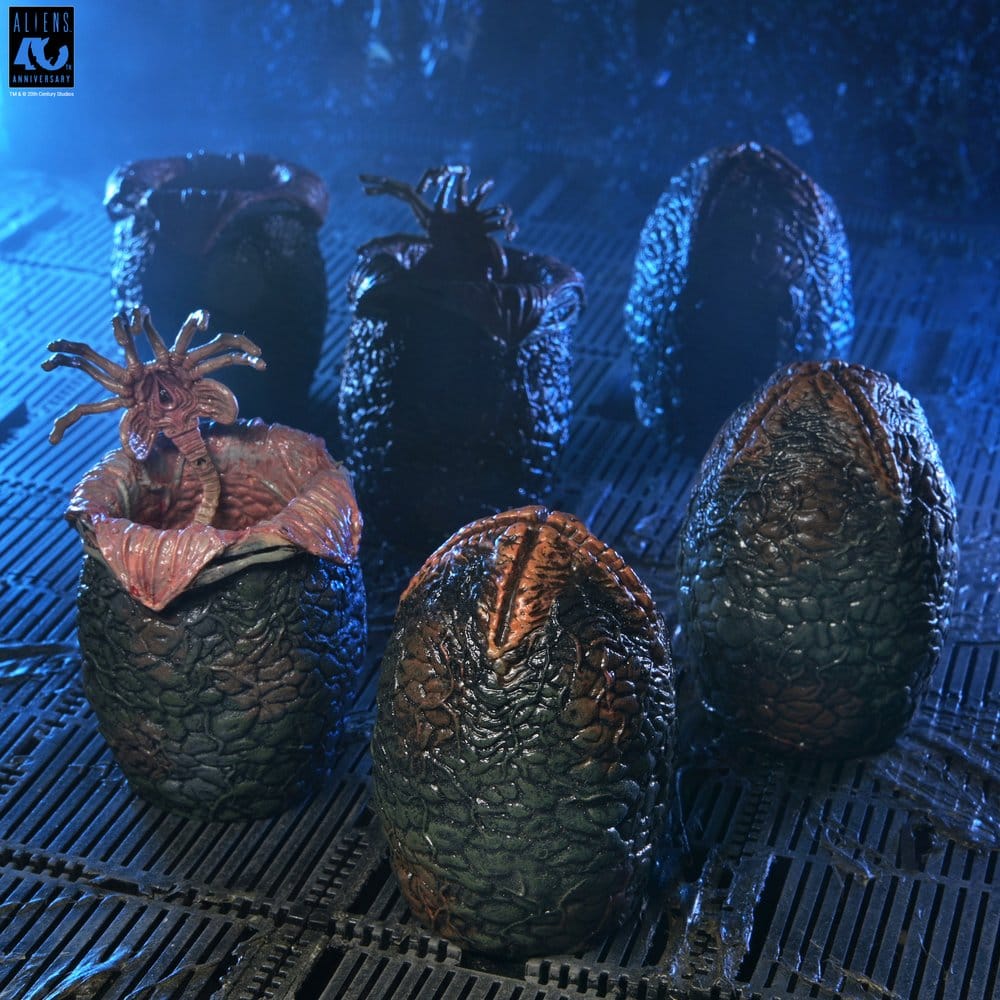 NECA Aliens Carton of Alien Eggs (40th Anniversary) 6er-Pack Zubehör-Set