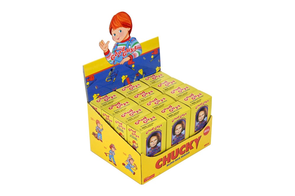 NECA Chucky TV Good Guy Blind Box Actionfigur 12er Display