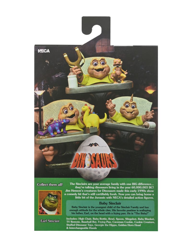 NECA Dinosaurs Ultimate Baby Sinclair Actionfigur 18 cm - Leicht beschädigte Verpackung